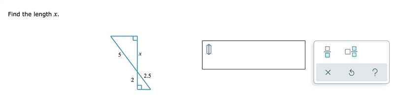 PLZZ Help!!!! Giving a lot of points!! Thank you so much!! Find the length x.-example-1