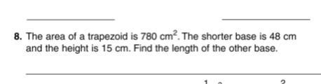 Please help me find the length of the other base.-example-1