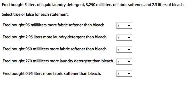 Select true or false for each statement. Good Luck! :)-example-1