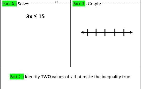 HEYOO PEEPS Solve the inequality. Then, graph the solutions. Finally, state the two-example-1