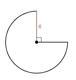 FIND THE AREA OF THE SHAPE AND THE PART THAT DOES NOT HAVE the empty part of the circle-example-1