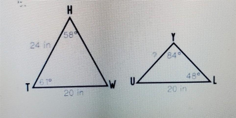 Determine if the figures below are similar. Justify/explain your answer.​-example-1