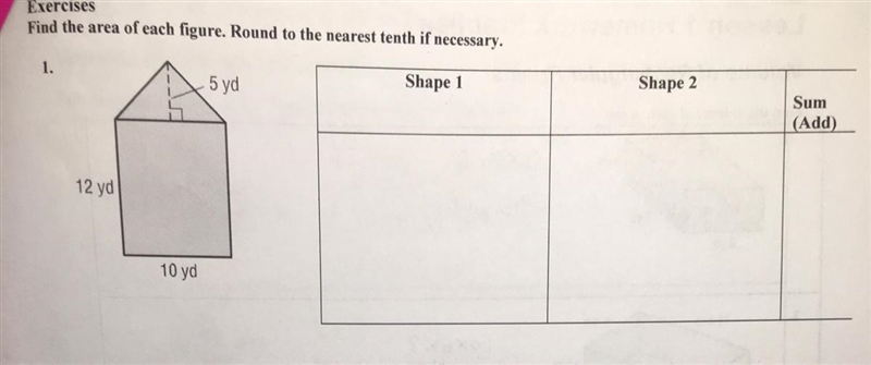 Find the area of each figure. Round to the nearest tenth if necessary.-example-1