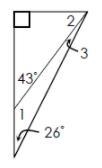 Find each measure, What is the measure of angle 1 What is the measure of angle 2 What-example-1