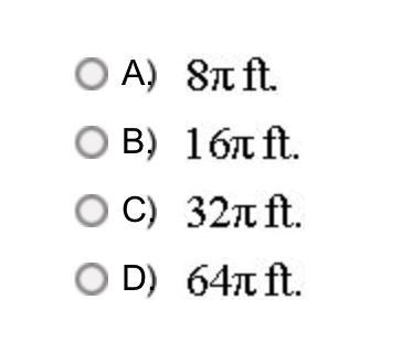 A circular swimming pool has a diameter of 32 feet. What is the circumference of the-example-1