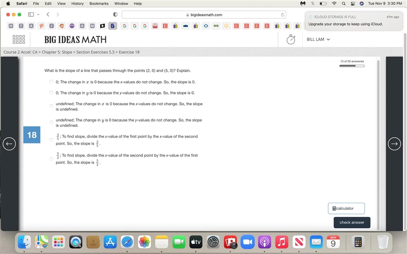 REPOST NO LINK SPAM OR REPORT: What is the slope of a line that passes through the-example-1