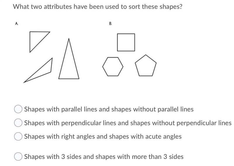 What two attributes have been used to sort these shapes?-example-1