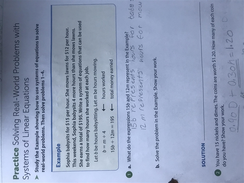 Solve the problem in the example. Show your work.-example-1