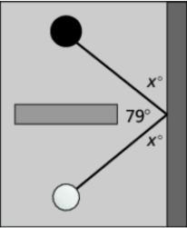 Find the value of x needed to hit the ball in the hole need help on this-example-1