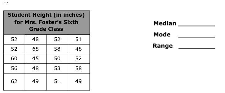 Represent each set of data in a dot plot. Determine the median, mode, and range.-example-1