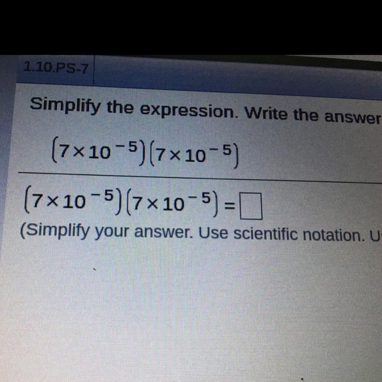 Please help! NO LINKS! (Scientific Notation) ** Only answer if you actually know it-example-1