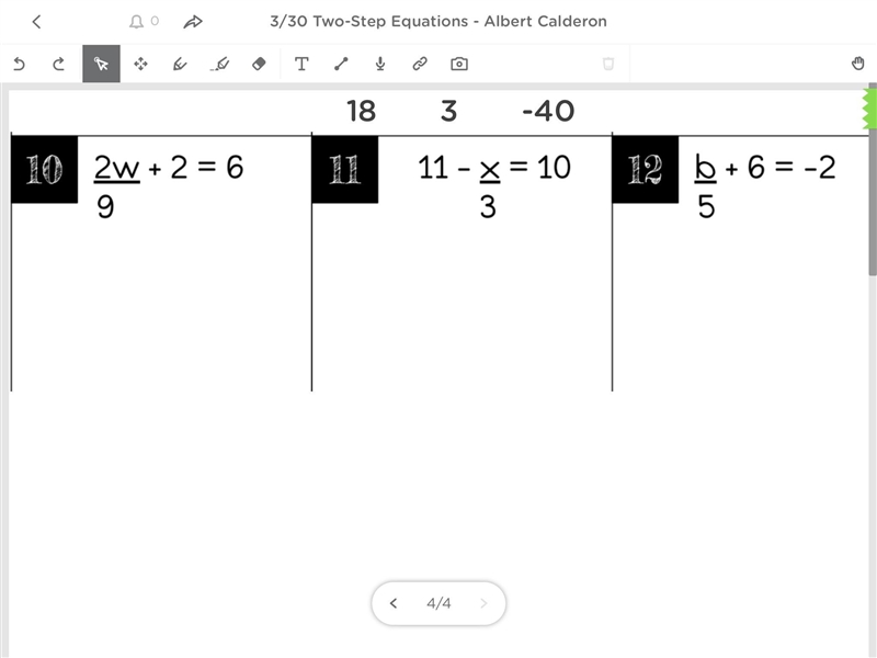 How do you solve these problems using Two-Step Equations. You will get 65 points if-example-2