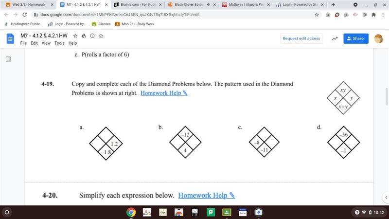 I think I got the first one -3 + 1.2 = -1.8, so if you could, please answer the other-example-1