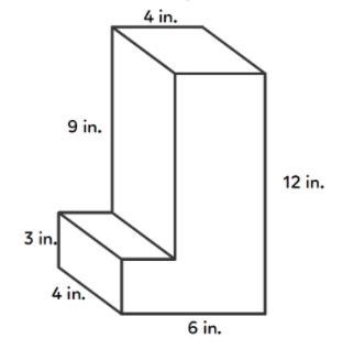 Find the volume of this complex figure please TwT-example-1