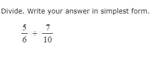 Divide the fractions. thank ya'll super much. (lol) =P-example-1