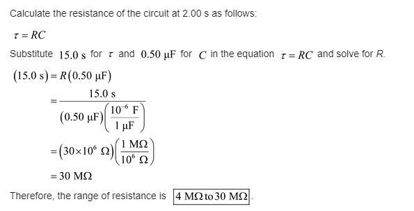 The timing device in an automobile’s intermittent wiper system is based on an RC time-example-2