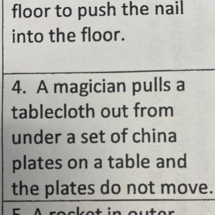 Read no.4 which newtons law is this? 1,2 and 3 only-example-1