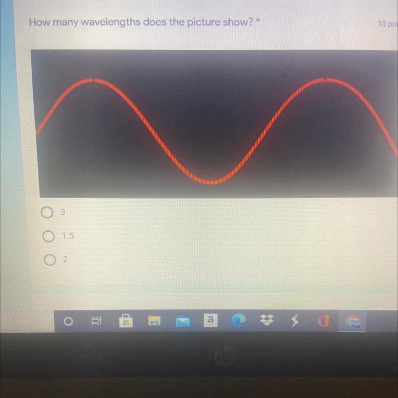 Can someone tell me How many wavelength is in the picture-example-1