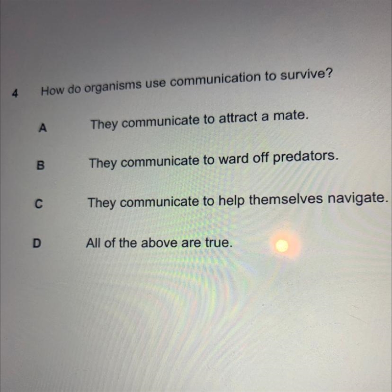 How do organisms use communication to survive?-example-1