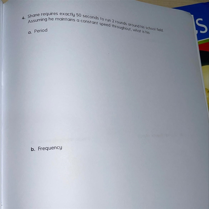 Shane requires exactly 50 seconds to run 2 rounds around his school field. Assuming-example-1