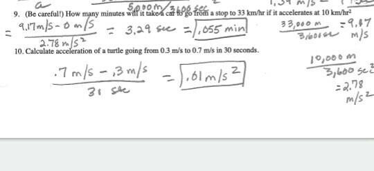 How many minutes will it take a car to go from a stop to 33 km/hr if it accelerates-example-1