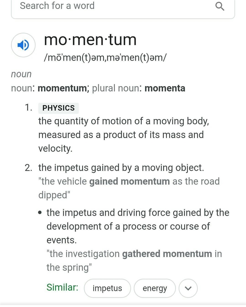 What is momentum what is momentum in words​-example-2