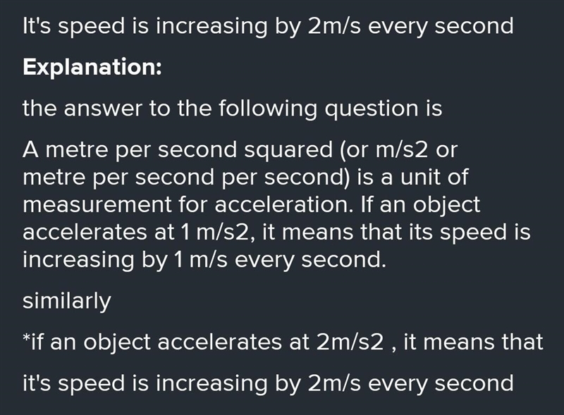 What is meant by an acceleration of negative 2metre per second square​-example-1