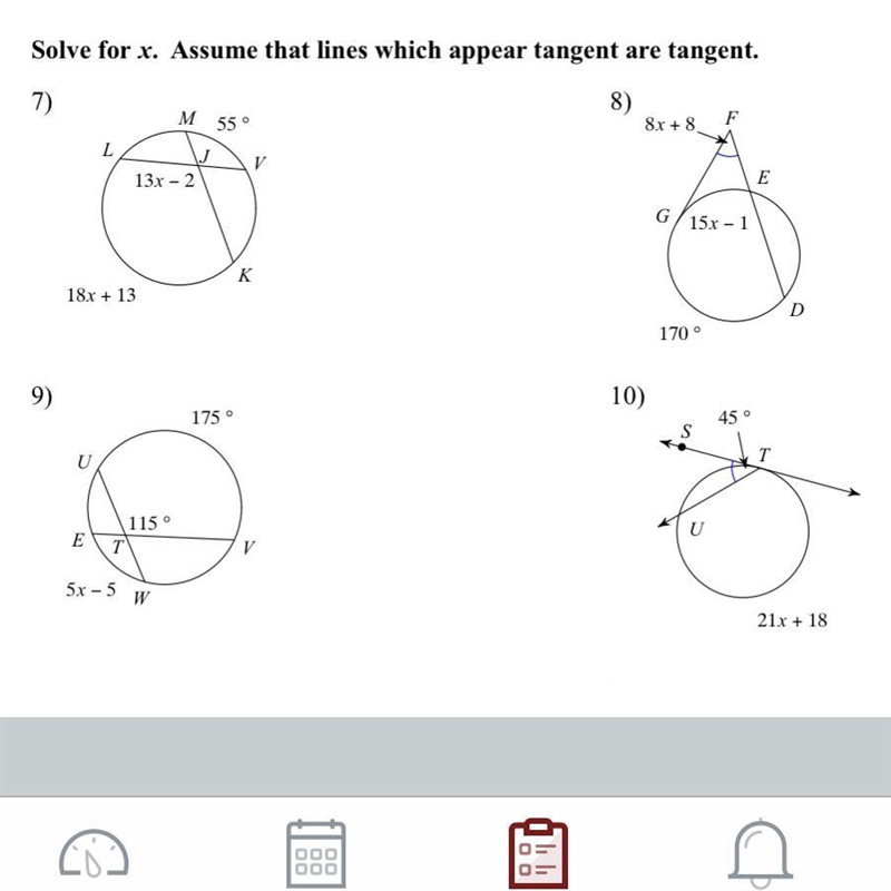 What are the answers for 7-10 this is geometry.-example-1