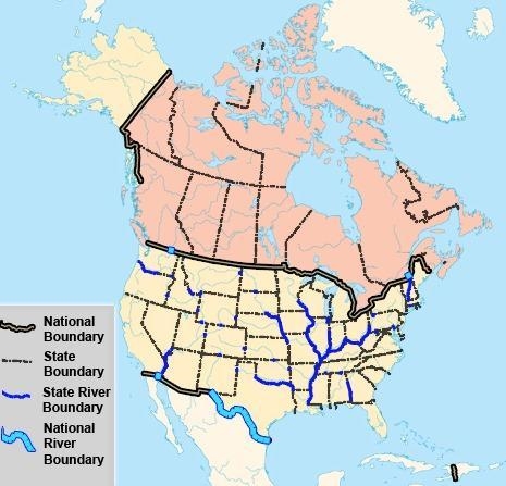 HELP Which of the following is a true statement about the map? The border between-example-1