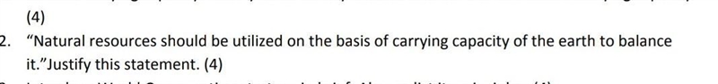 2) Natural 2 resources utilized on the be should basis of the -1 in capacity of eartery-example-1