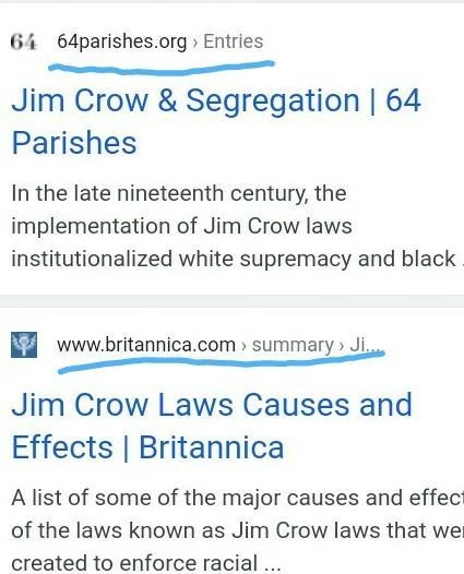 The social effects of the jim crow era had on afican americans in Louisiana ?-example-1