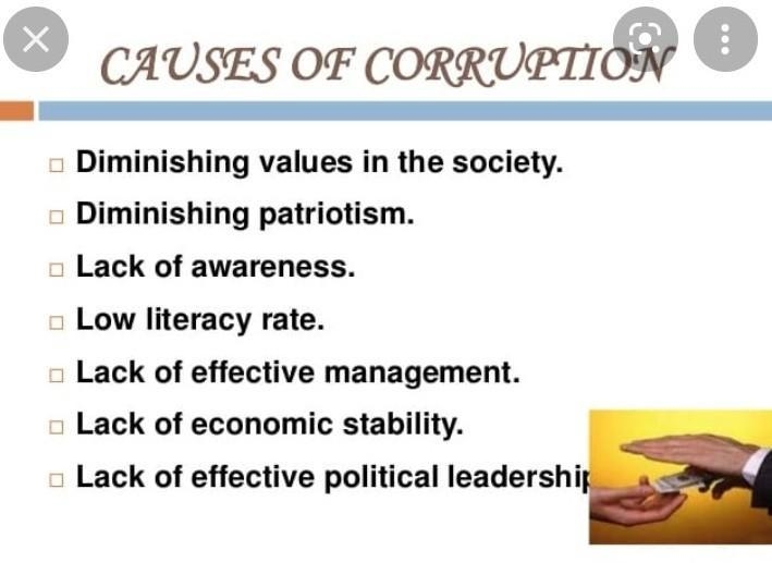 What are the major causes of corruption in nepal?​-example-1