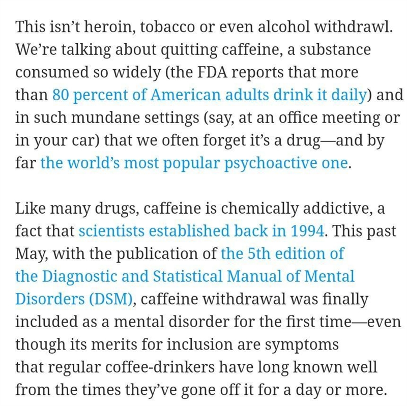 Help me please ! Many people seem to be addicted to Starbucks. List three things that-example-1