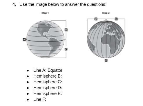 Which hemisphere is related to the letter next to it?-example-1