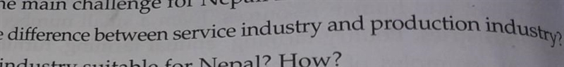 Plz.plz.plz. Help i need difference between service industry and production industry-example-1