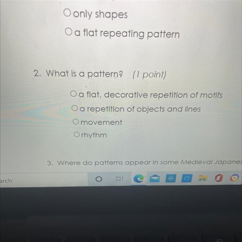 What is a pattern? A b c d?-example-1