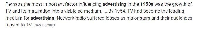 How did the advertising industry grow after World War II? The industry used radio-example-1