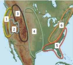 Analyze the map below and answer the question that follows. The Pacific Ranges are-example-1