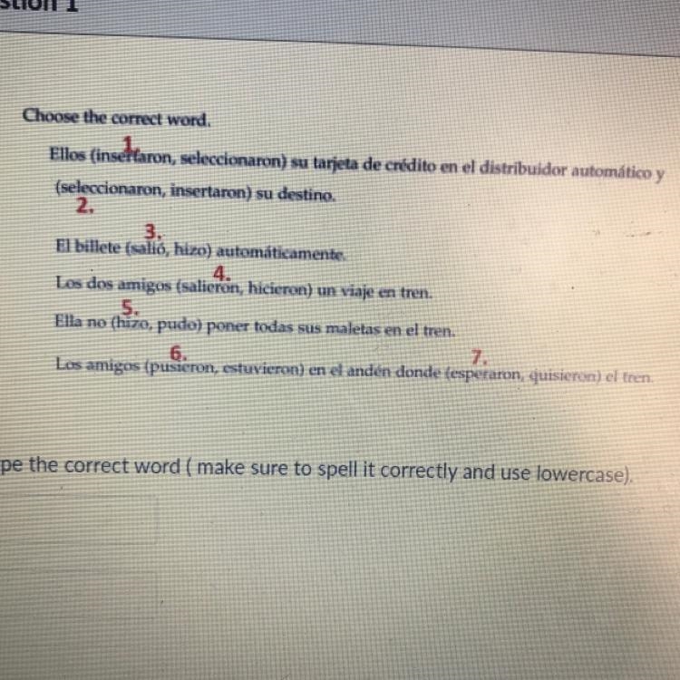 Choose the correct word plz hurry I need help-example-1