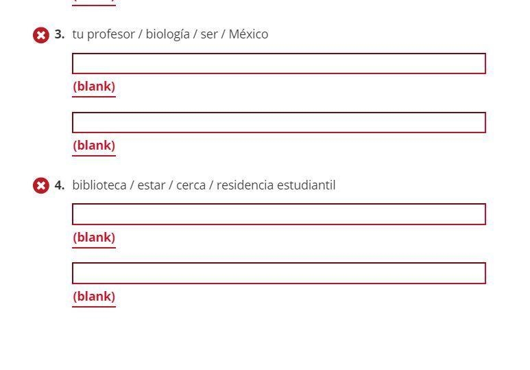 4 - Preguntas Fill in the blanks Activity Instructions Write sentences using the information-example-2