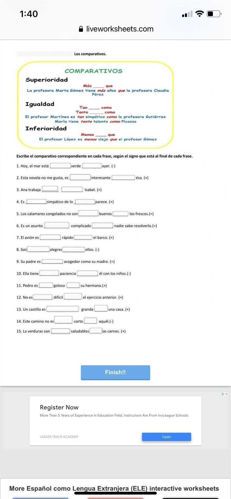 Help with Spanish ... Image attatched-example-1