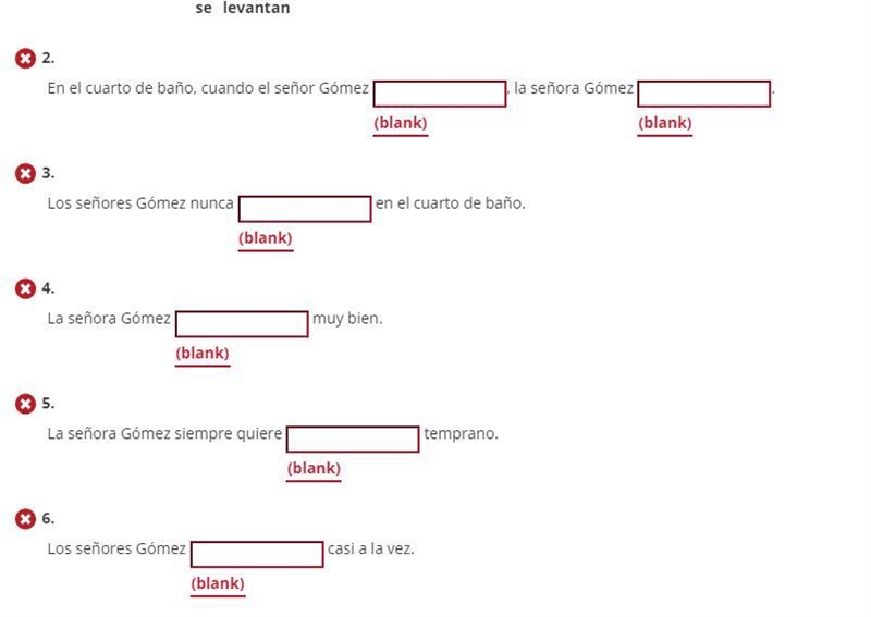 Help me find the reflexive verbs to fit in these boxes.-example-1