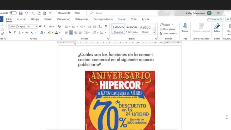 ME PODRIAN DECIR CUALES SON LAS FUNCIONES DE LA COMUNICACION COMERCIAL EN EL SIGUIENTE-example-1