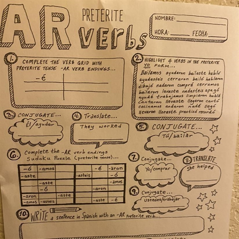 AR preterite verbs please help-example-1