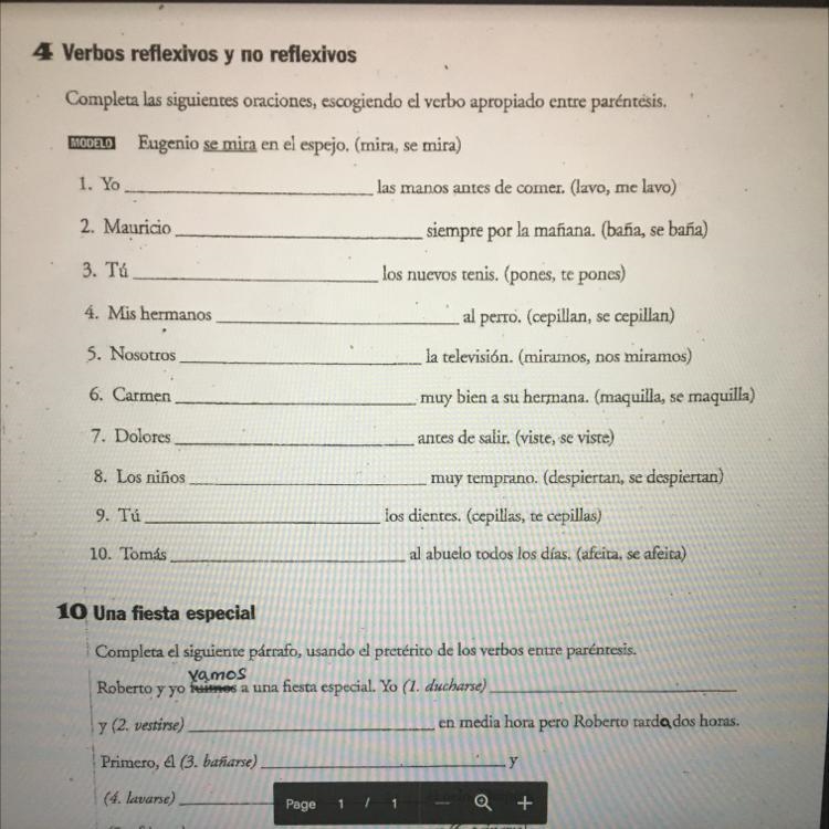 Act 4 1-10 Follow the model-example-1