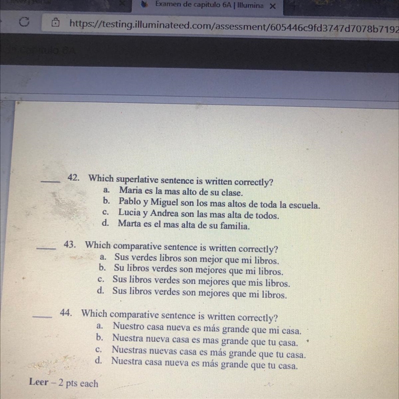 For those fluent in Spanish, please help-example-1