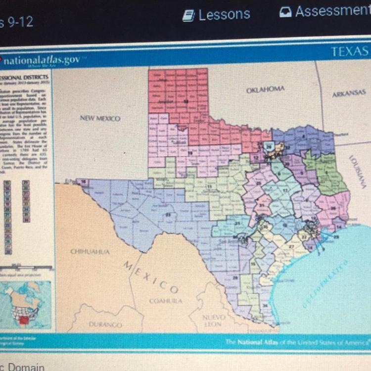 A. Identify TWO types of political boundaries shown on the map above. B. Explain how-example-1