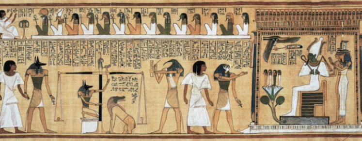 Pregunta: ¿Qué refleja este objeto sobre la cultura del Antiguo Egipto? Question: What-example-1