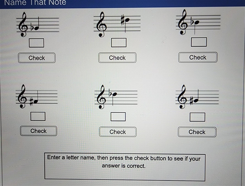 Now that you got enharmonics down, practice naming the notes with accidentals​-example-1