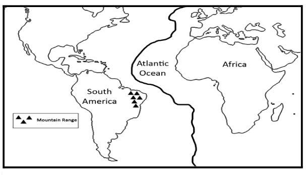 question 5. Using your knowledge of how continents move over time, add the triangle-example-1